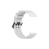 Белый, океанический, двубортный, двухцветный, силиконовый ремешок