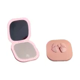 Розовый [Трехцветный свет, Одна боковая сторона увеличенная] Бант с нашивкой