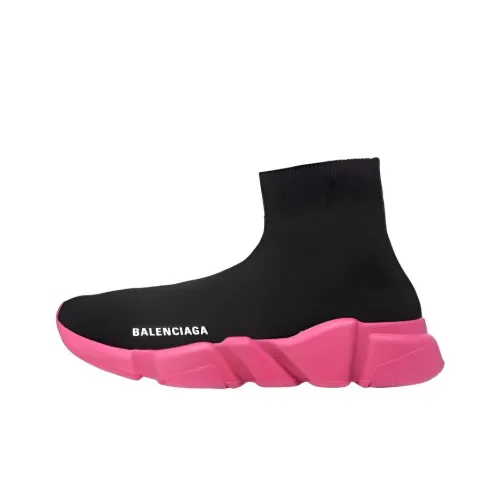Balenciaga Speed Trainer High Топ Повседневная обувь Женская Розовая