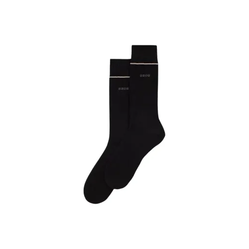 Hugo Boss 1 упаковка черные мужские носки MID до икры