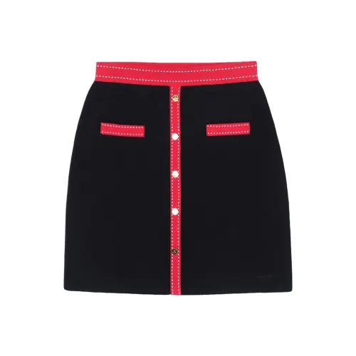 LI NING 1990 Classic Collection Повседневные короткие юбки Женские Черный