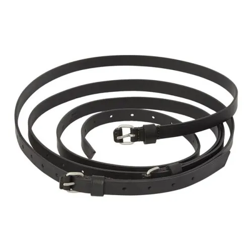 Lemaire Металл Кожаные ремни Унисекс Черный