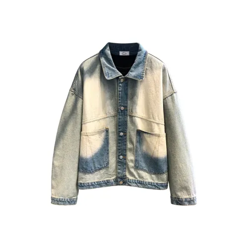 YGQPZHZ Синий Мужской Джинсовые куртки