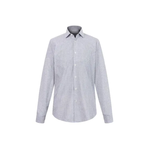Corneliani Серые Мужские Рубашки