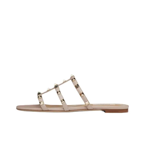 Valentino Rockstud Амортизация Слипоны Женские Розовый