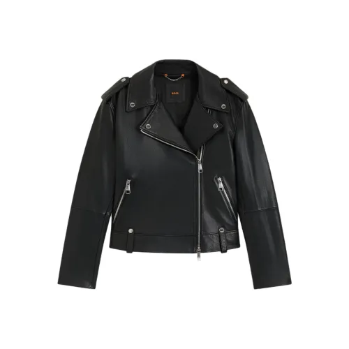 Hugo Boss Кожа Куртка Женская