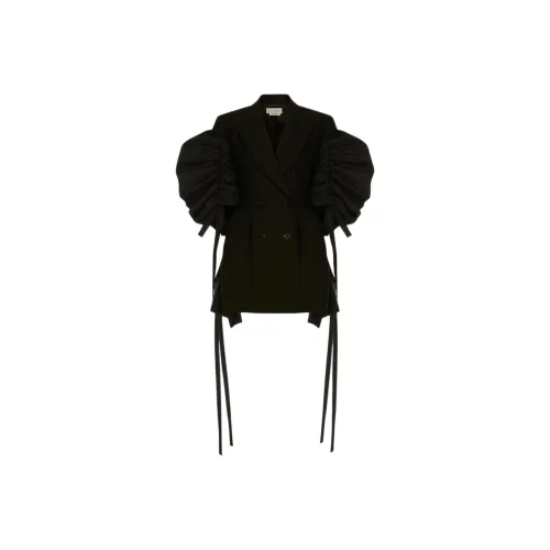 Alexander McQueen Черное Женское Пальто