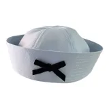 Чёрный бант (синий)