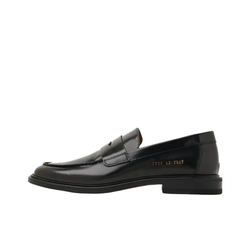 COMMON PROJECTS Повседневные кожаные туфли Мужские Черные