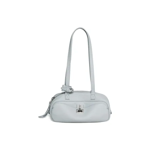 Narandu Сумка через плечо из коровьей кожи с синтетической кожей женская светло-серый экрю