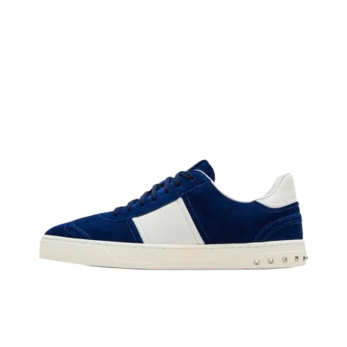 Valentino Rockstud Low Топ Скейтборд Кроссовки Мужские Синие