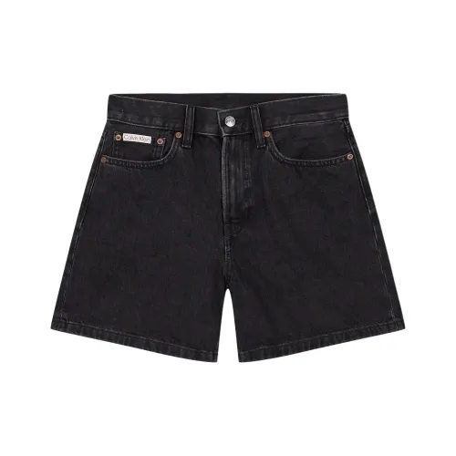 Calvin Klein Джинсовые шорты Женские Черные