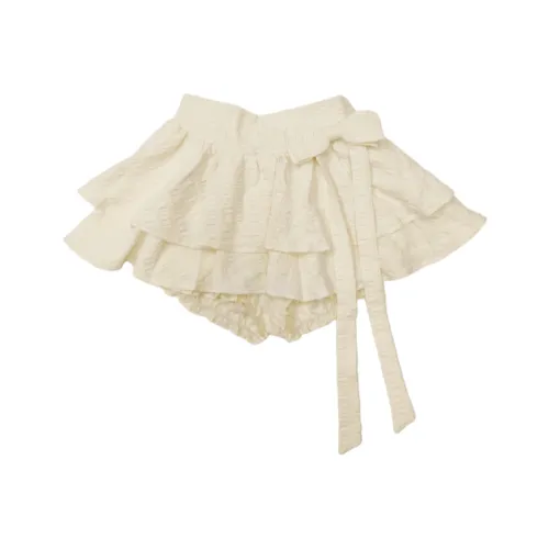 Розовый Повседневный Короткий Юбка Женская