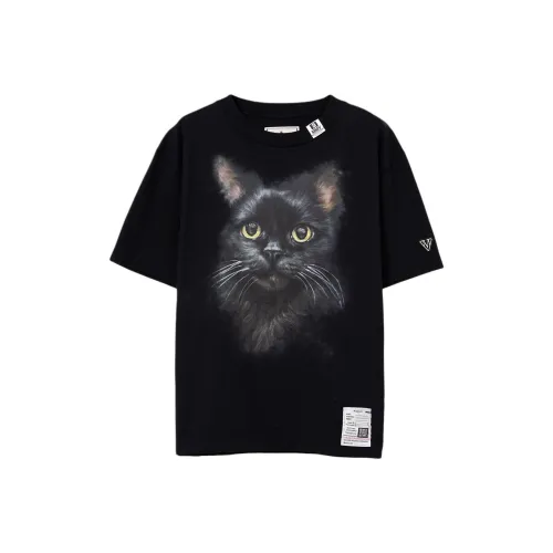 Maison Mihara Yasuhiro Черные Женские Рубашки T