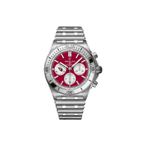 Breitling Автоматический Механический Часы Мужские из Коллекции Mechanical Chronograph, 42 мм, Красные