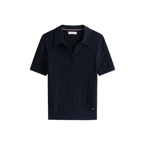 Tommy Hilfiger Темно-синий Женское Поло
