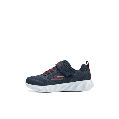 Skechers Go Run 400 V2 Детская беговая обувь Низкий верх Синий Красный Для дошкольников