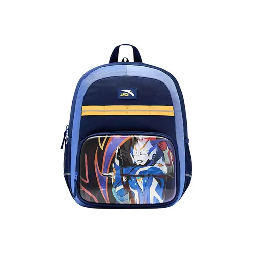 Antakids Ультрамен Коллаборация ПУ (полиуретан) + Полиэстер Kids Сумка 18 Детский Темно-синий