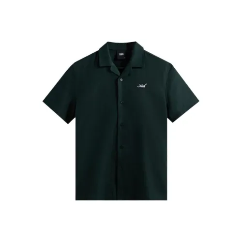 KITH Collaboration Зеленые Мужские Рубашки