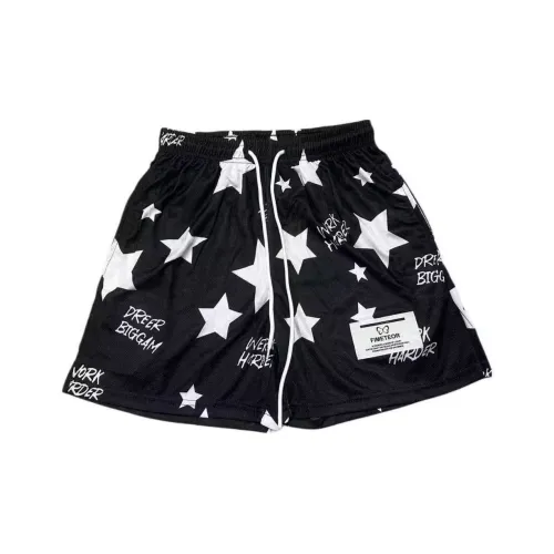 PISYPOX Черные Унисекс Повседневные шорты