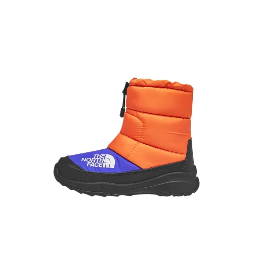 The North Face Детские утепленные сапоги оранжевые синие KIDS