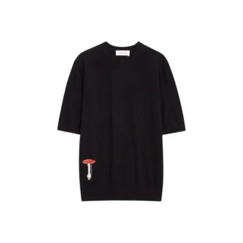 Lanvin SS23 T-Shirt Унисекс Черный