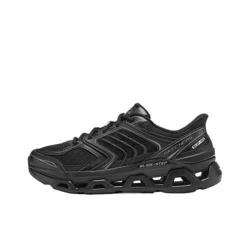 Skechers Sport Мужские Аbrasion Resistant Низкие Кроссовки для тренировок Мужской Черный
