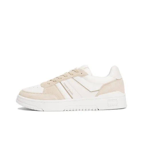 Tommy Hilfiger TRAINERS Низкий Топ Скейтборд Кроссовки Мужские Бежевый Умбра