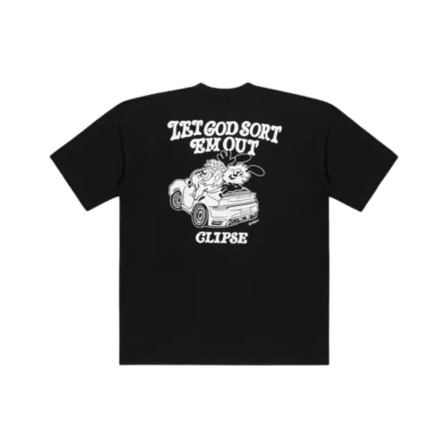Verdy Clipse Collaboration Черная Унисекс Футболка