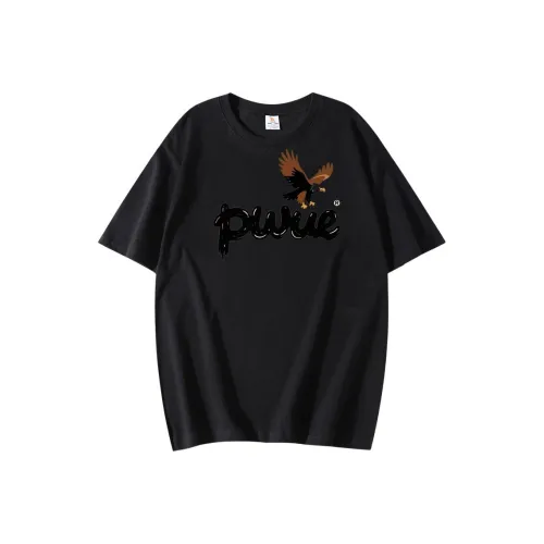 PWUE Черная унисекс футболка