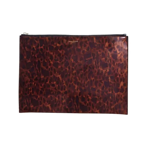 SAINT LAURENT Лакированная кожа Сумка-клатч для ноутбука Стандартная Мужская Многоцветная