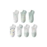 7 шт, Зеленый мороженое конический + несколько мороженых конусов + градиент *2 + мороженое + точка + белый