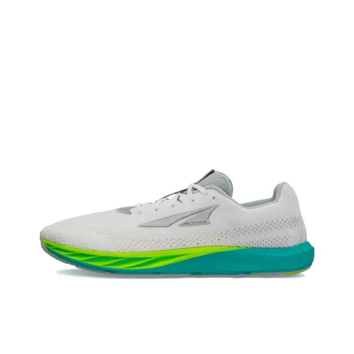 Altra ESCLANTE RACER 2 Устойчивые к истиранию Низкие Кроссовки для бега Мужские Белые Зеленые