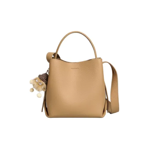 MILLIE'S Сумка через плечо из коровьей кожи женская цвет холодный чайный коричневый