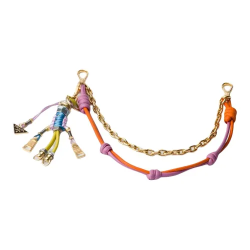 PRADA Металлический Ремешок Сумка Женская Оранжевый и Светло-фиолетовый