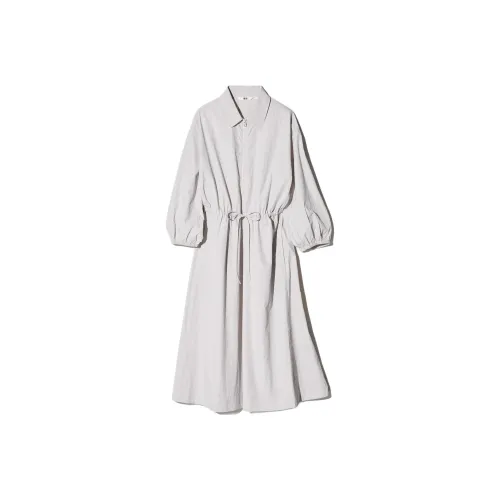 UNIQLO Длинное платье с длинными рукавами женское