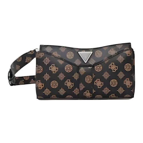 GUESS Полиуретан Сумка через плечо Женская Коричневая