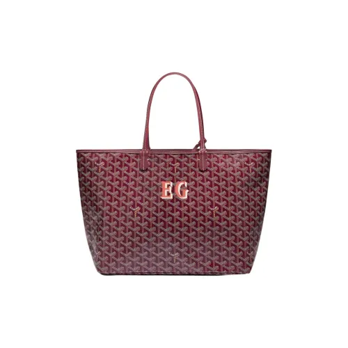 GOYARD Saint Louis Goyadin Холст Тоут Сумка Маленькая Женская Бордовая