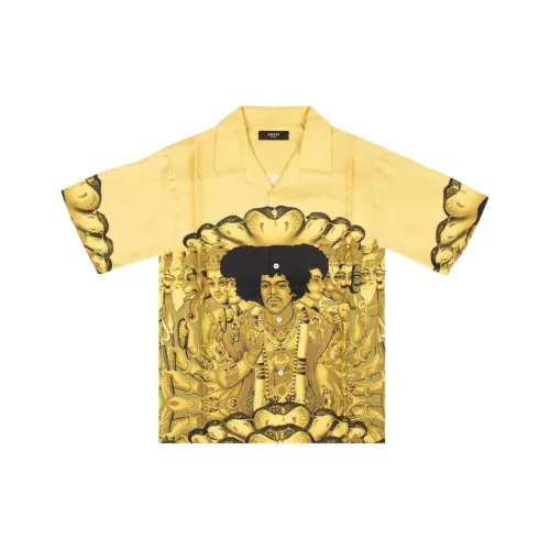 AMIRI Желтые Мужские Рубашки