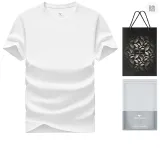 Круглый вырез, 1 упаковка (белый), сумка для покупок включена / 100% хлопок, дышащий / базовый слой, может использоваться как внешний