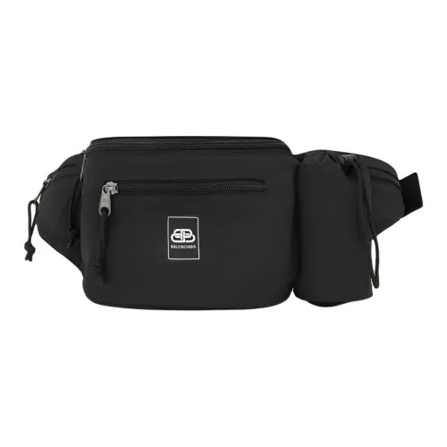 Balenciaga Нейлоновая сумка-банка маленькая мужская черная