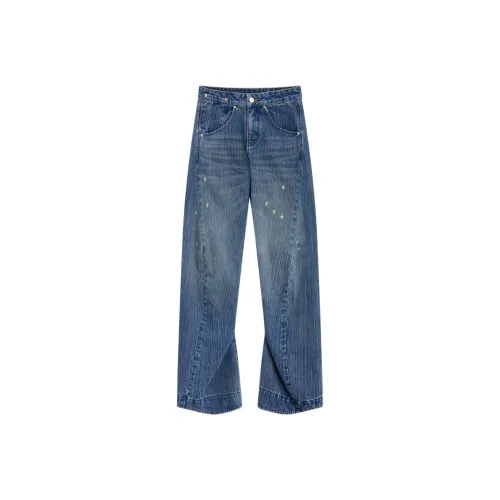 RUNTOTHEFUTURE Винтажные синие женские джинсы