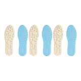 3 шт [Совместимо с FILA | Мягкая подошва Удобный] Бежевый