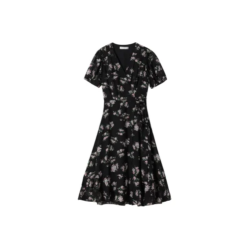 SENTUBILA Короткое платье с короткими рукавами женское