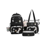 Чёрный набор из трёх предметов с подвеской