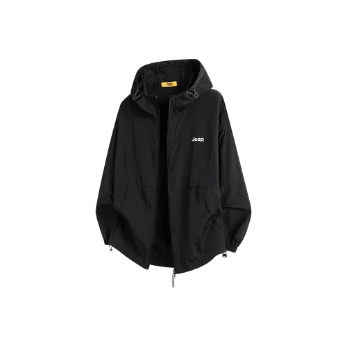 JEEP Одежда с защитой от солнца Мужская Черная