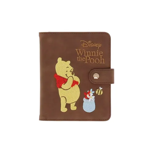 Disney Микрофибра Синтетическая Кожа Держатель для Паспорта Унисекс Коричневый