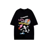 Чёрный граффити череп