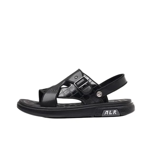 JIETEGONGYANG Пляжные сандалии Мужские Черные