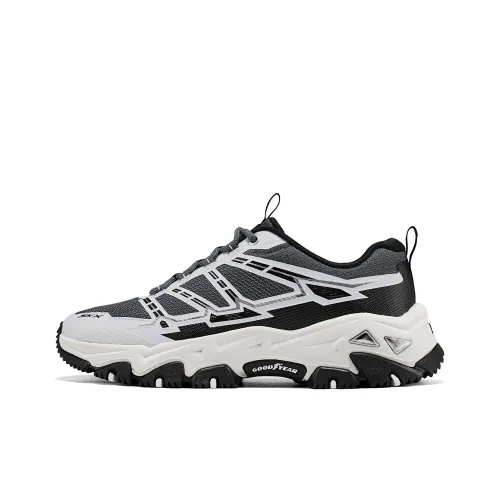 Skechers OUTDOOR WOMENS Амортизация Износостойкий Низкий Топ Уличная Обувь Женская Светло-Серый